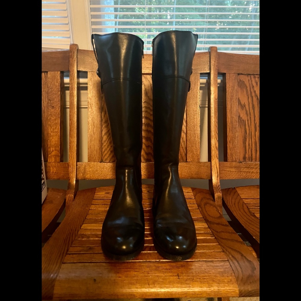 Frye Jayden Button knee high boots in excellent condition.